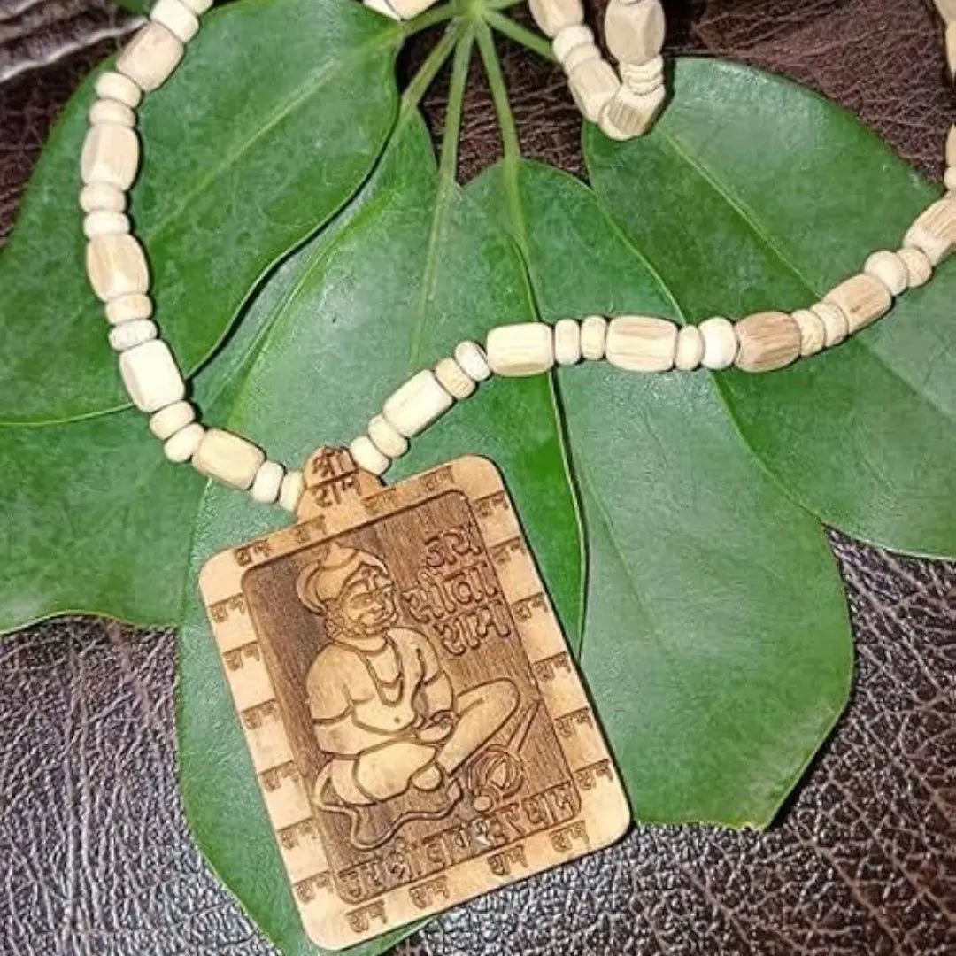 Hanuman Ji Tulsi Kanthi Mala (Pack Of 3) - BUY 1 GET 2 FREE