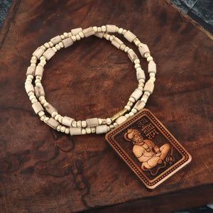 Hanuman Ji Tulsi Kanthi Mala (Pack Of 3) - BUY 1 GET 2 FREE