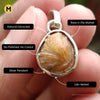 Natural Machhmani Stone in Silver Pendant | High Effective