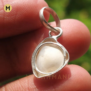 White Machmani Stone Pendant